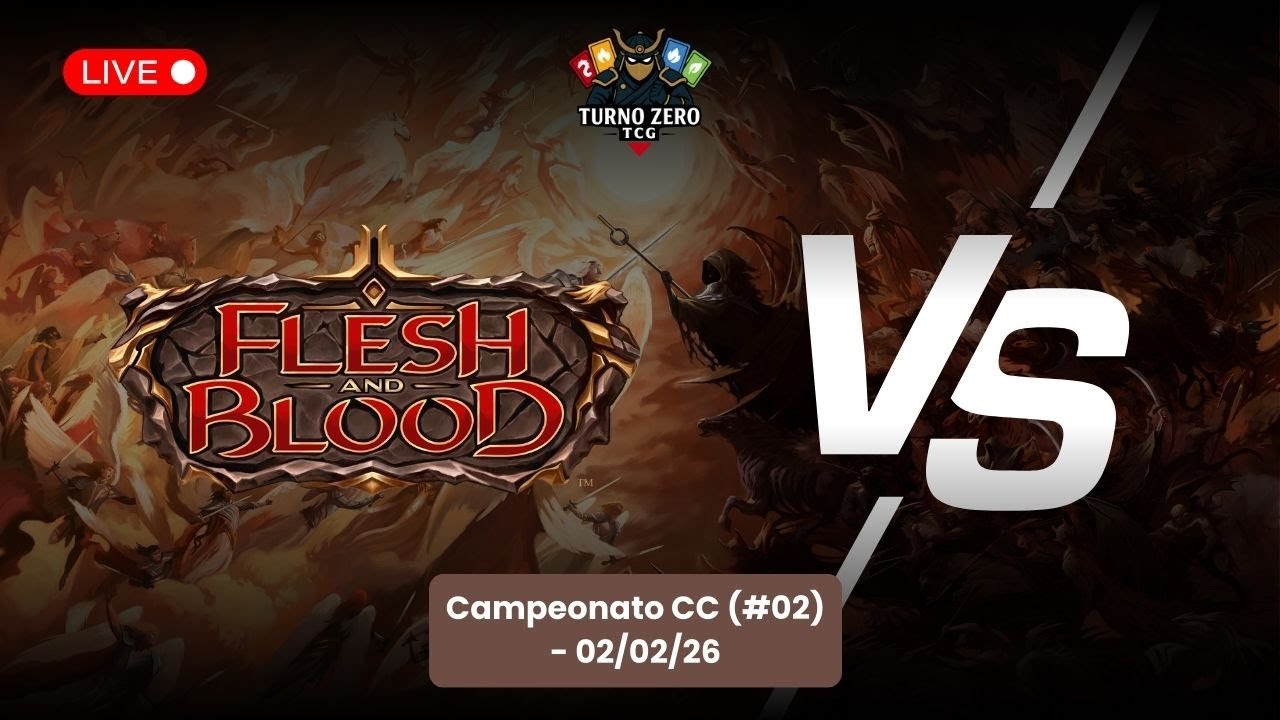Armory semanal de Flesh and Blood (CC) #02Turno Zero TCG