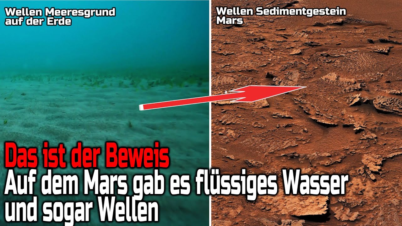 Das ist der Beweis - Auf dem Mars gab es fl&uuml;ssiges Wasser und sogar Wellen