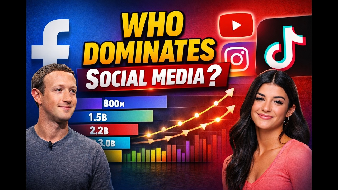 Most Popular Social Media Platforms (2004–2026) | Bar Chart Race