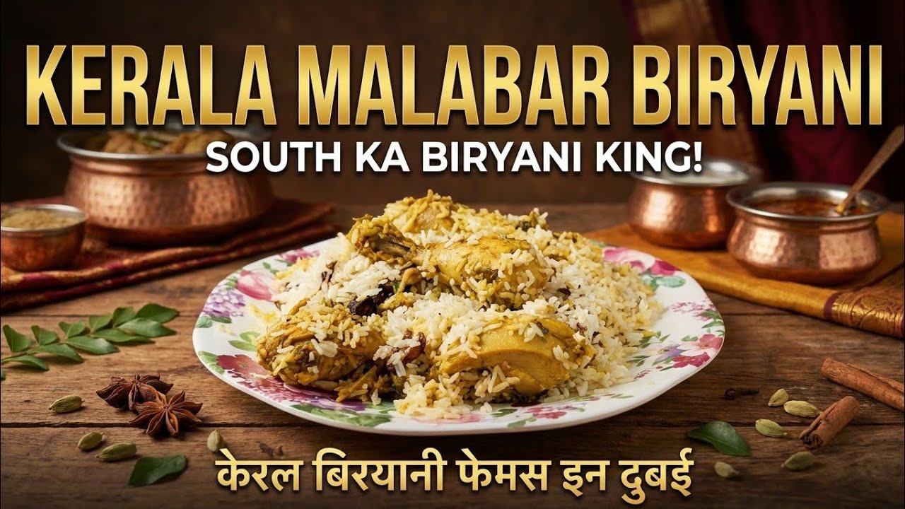 केरला का फेमस Malabar बिरियानी| घर में आसान तरीका से बनाएं   ऐसा कहीं नहीं खाया होगा chicken biryani