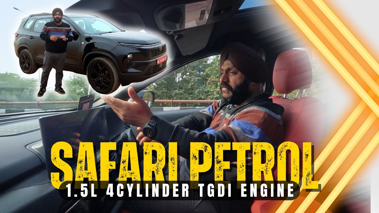 2026 Tata Safari Petrol Review 🚗 | New 1.5L TGDI Engine | Game Changer or Risky Move? 😲🔥 #motorbyte