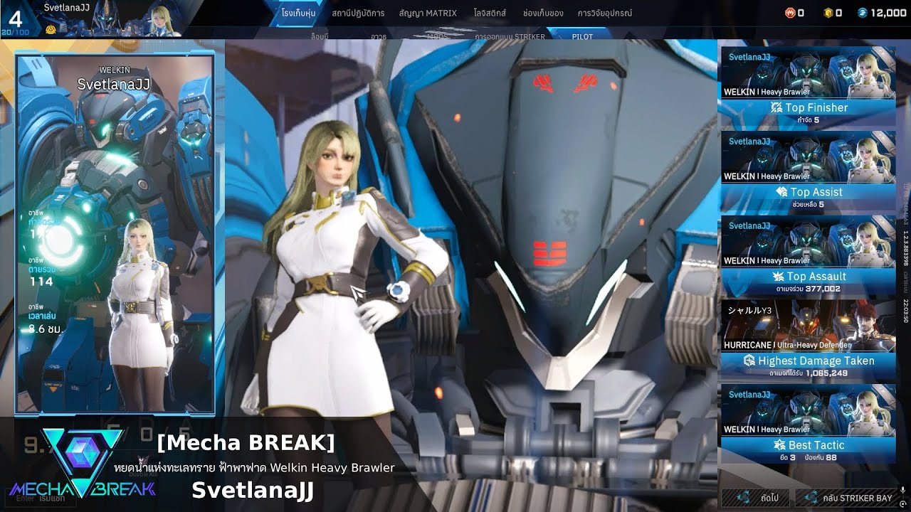 [Mecha BREAK] หยดน้ำแห่งทะเลทราย ฟ้าพาฟาด Welkin Heavy Brawler / SvetlanaJJ