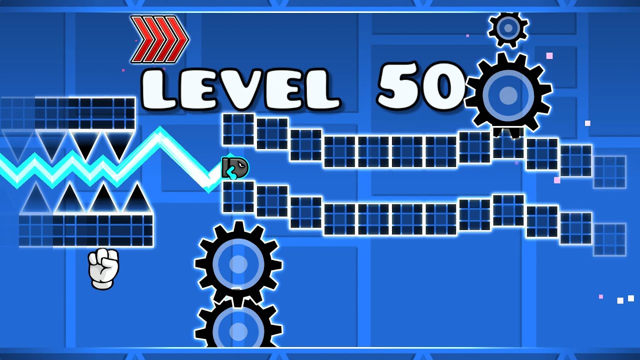 Geometry Dash - 50 Levels of Wave by DM4N (me)