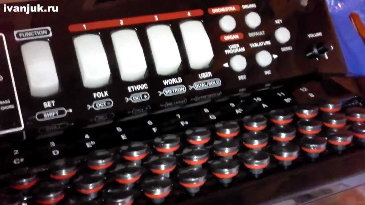 Электронная (цифровая) гармонь Roland FR-18 (обзор - 1 часть)