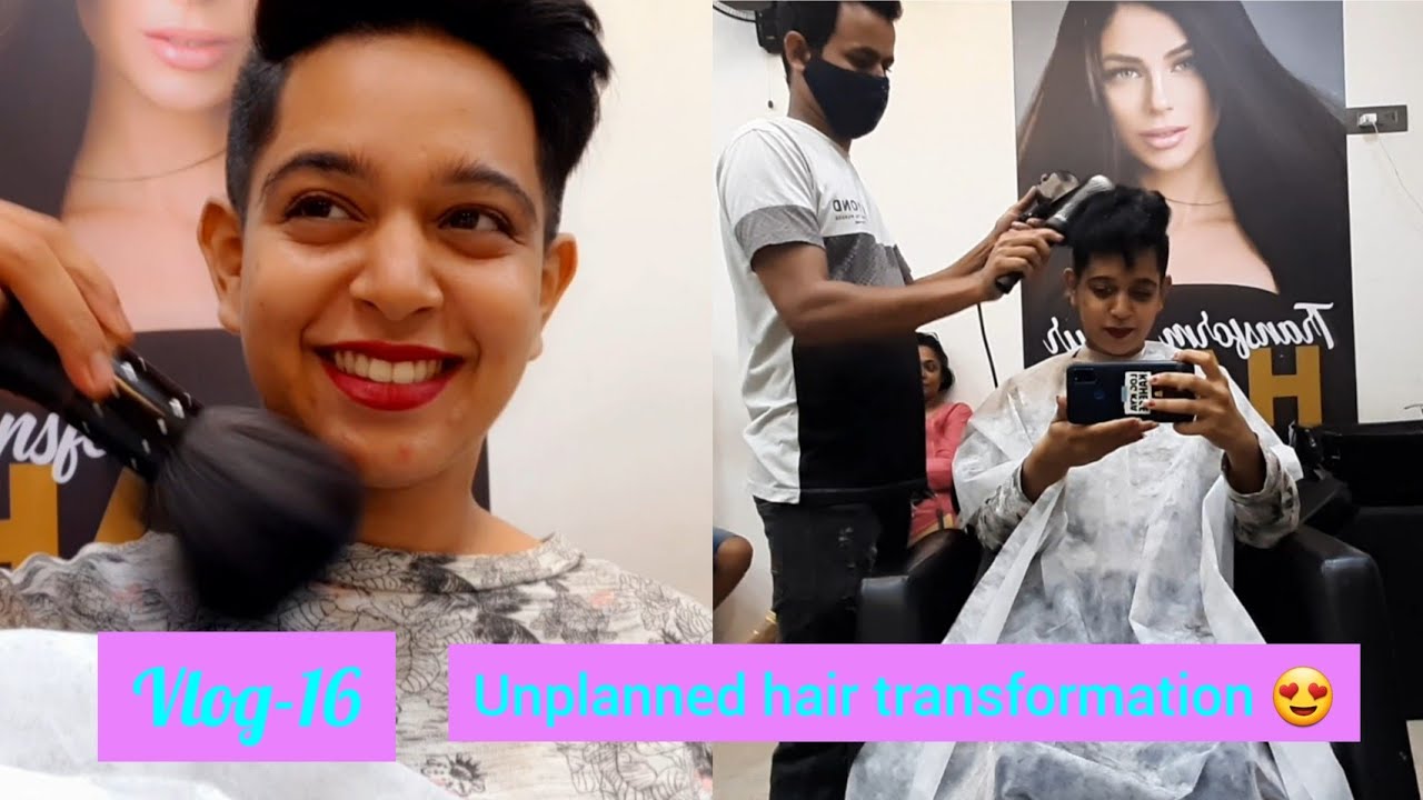 Unplanned hair transformation|Vlog-16| Mom insisted😍Still sinking it in #Vlog #transformation #hair