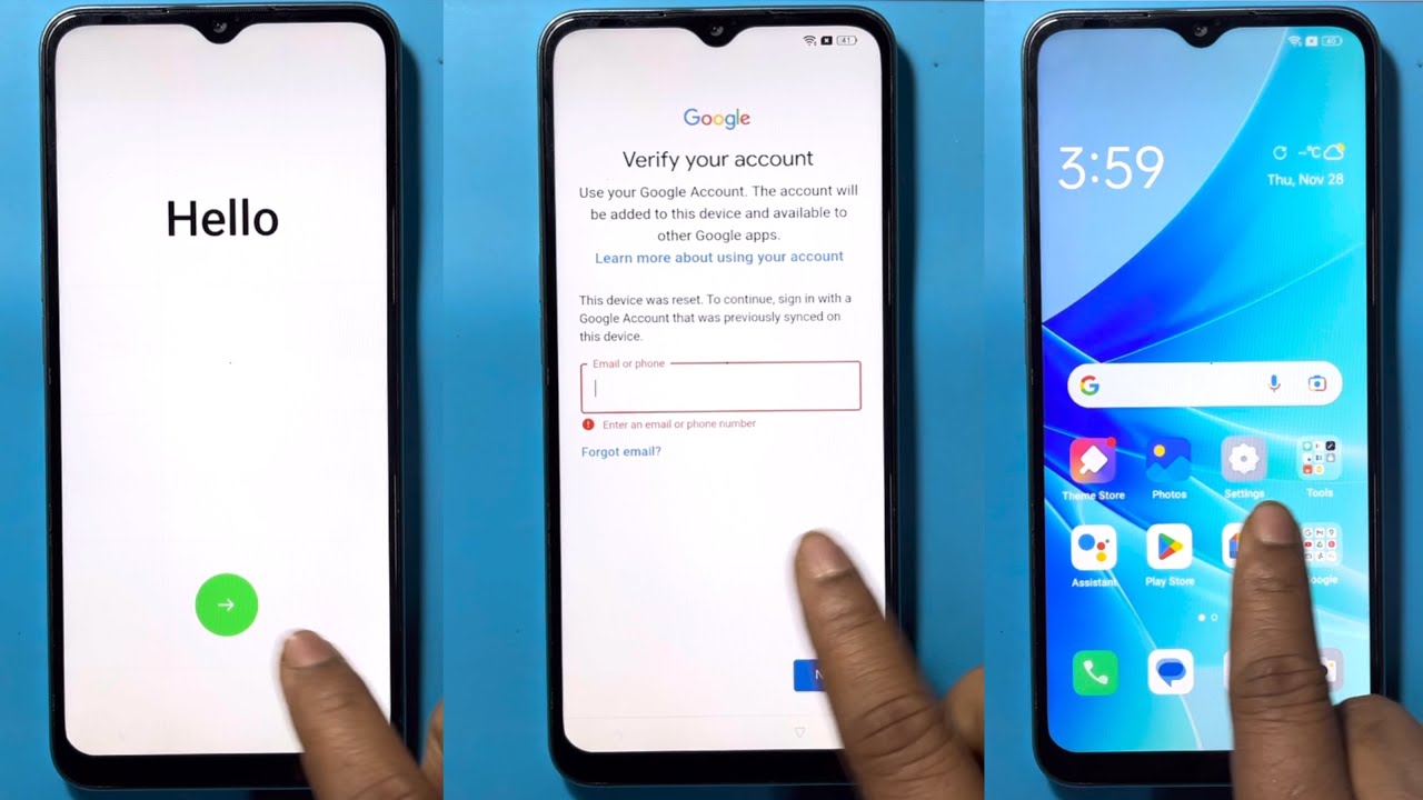 Oppo A17 Frp Bypass | Without Pc | Google Account Lock Unlock | Without YouTube