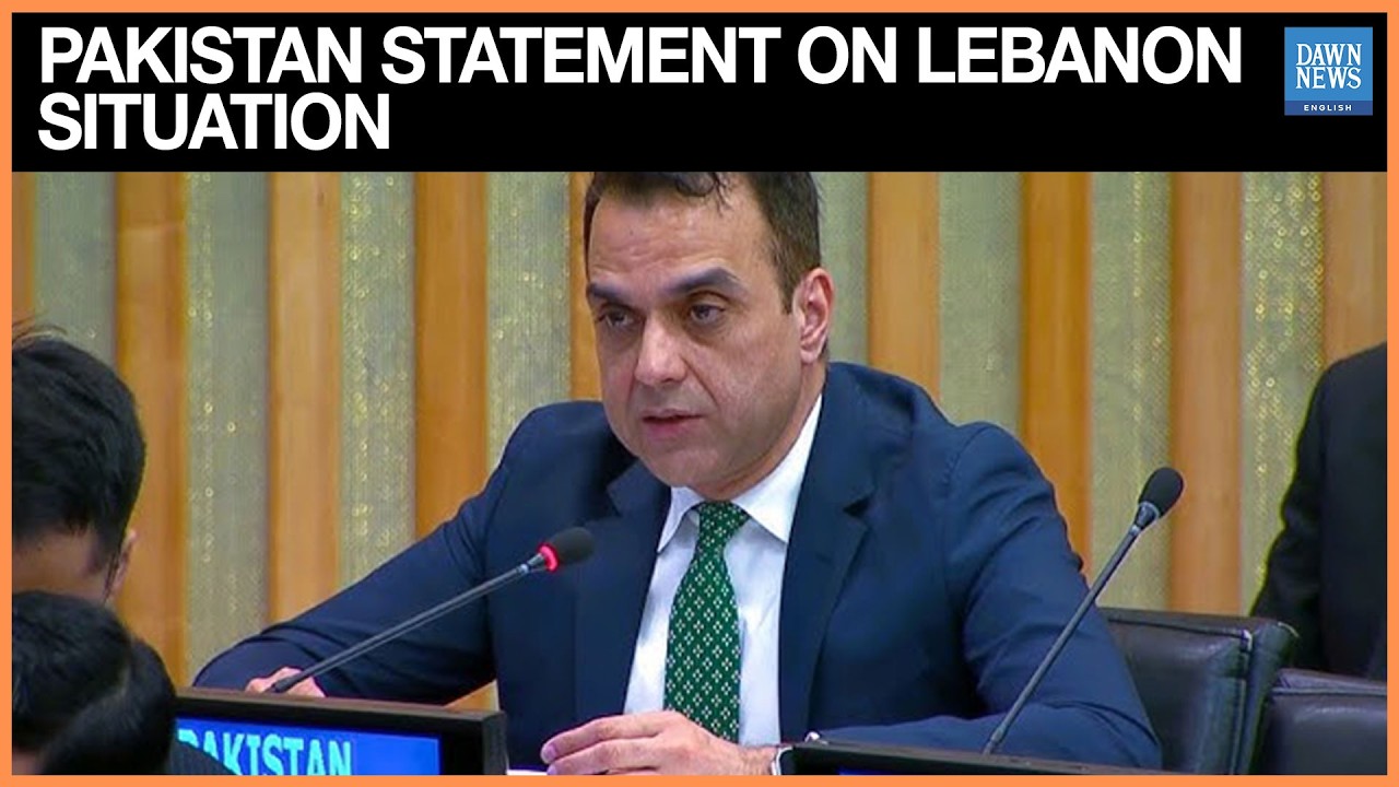 Pakistan Addresses Lebanon Crisis During UN Security Council Meeting, March 11 | Dawn News English