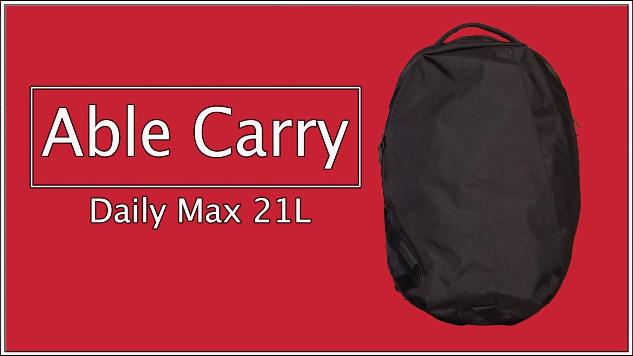 Able Carry Daily Plus | Обзор рюкзака | Лучший рюкзак EDC для большинства людей?