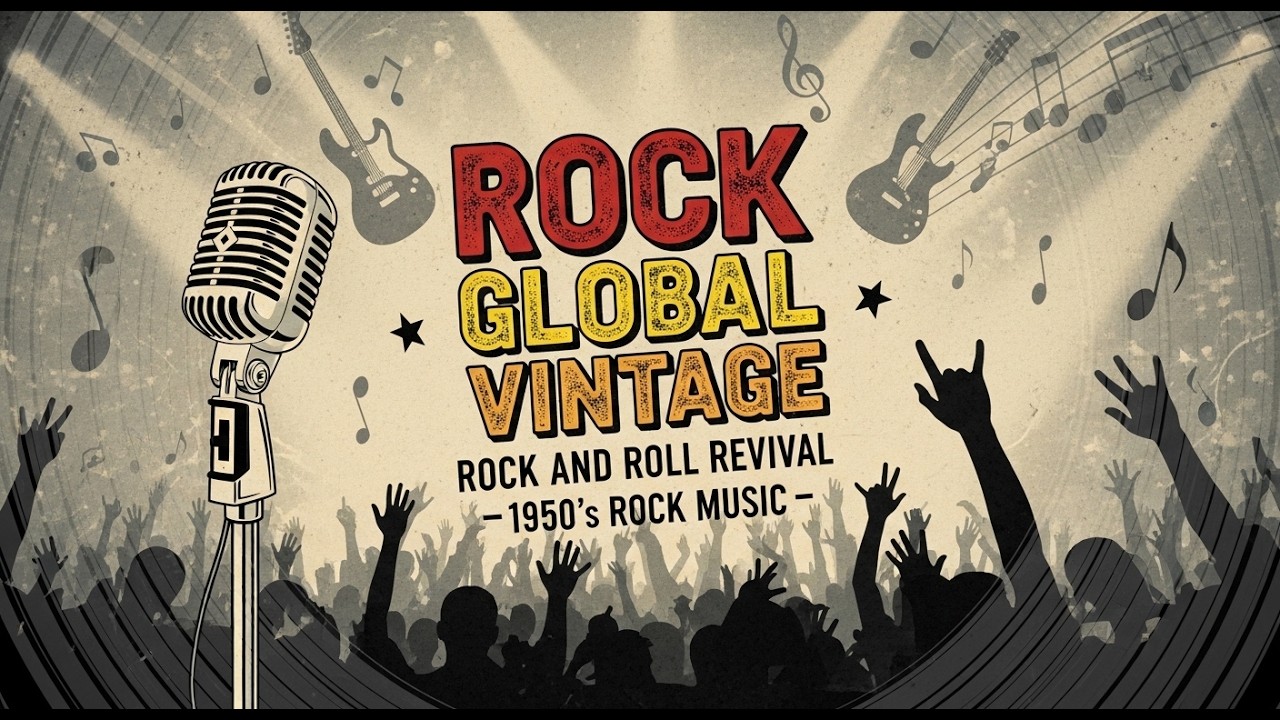 Best Rock Global Vintage 🎸 rock and roll revival – 1950s rock music