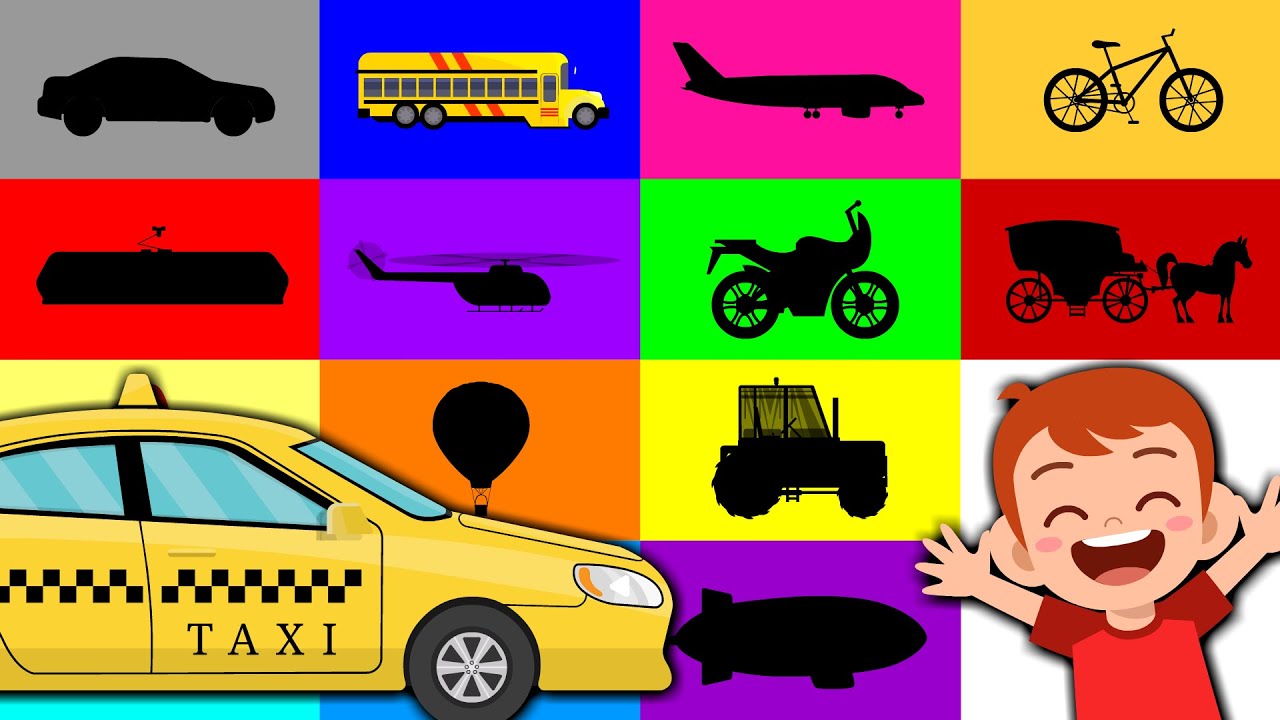 🚌 ŚRODKI TRANSPORTU - Pojazdy dla dzieci - Samochody, auta bajka dla dzieci 🚌