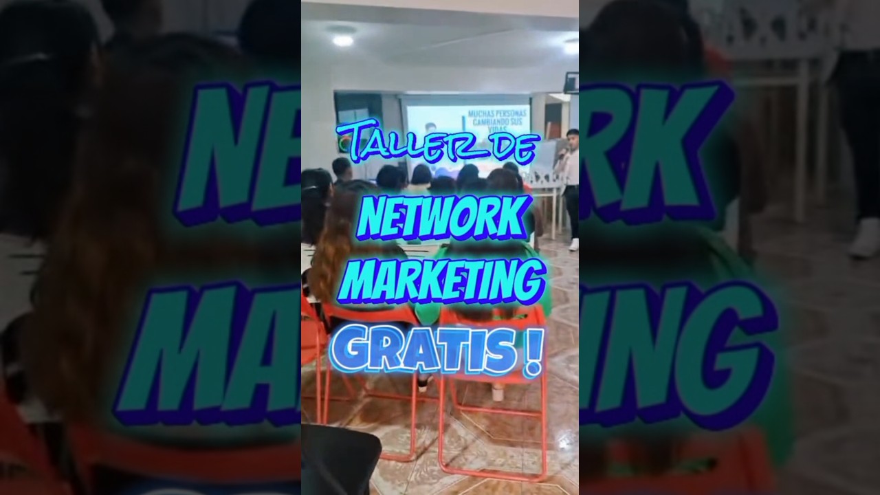 🚀 Aprende en nuestro taller de network marketing. Conecta, crece y alcanza tus metas 💪