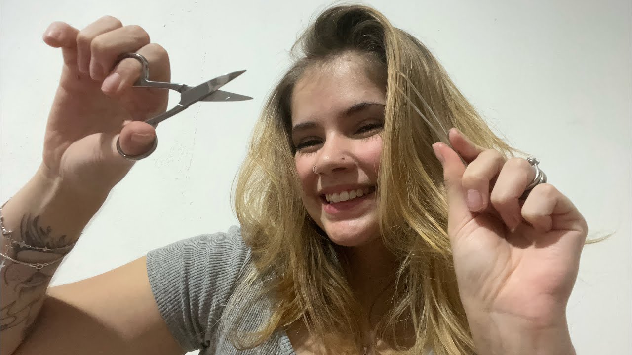 ASMR: FAZENDO A SUA SOBRANCELHA ✨