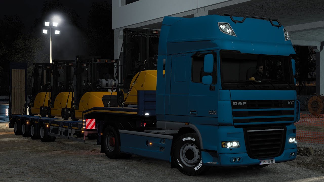 Realistic Driving DAF XF105 ZEEMODS Sound Pack Night Drive 2K No Commentary