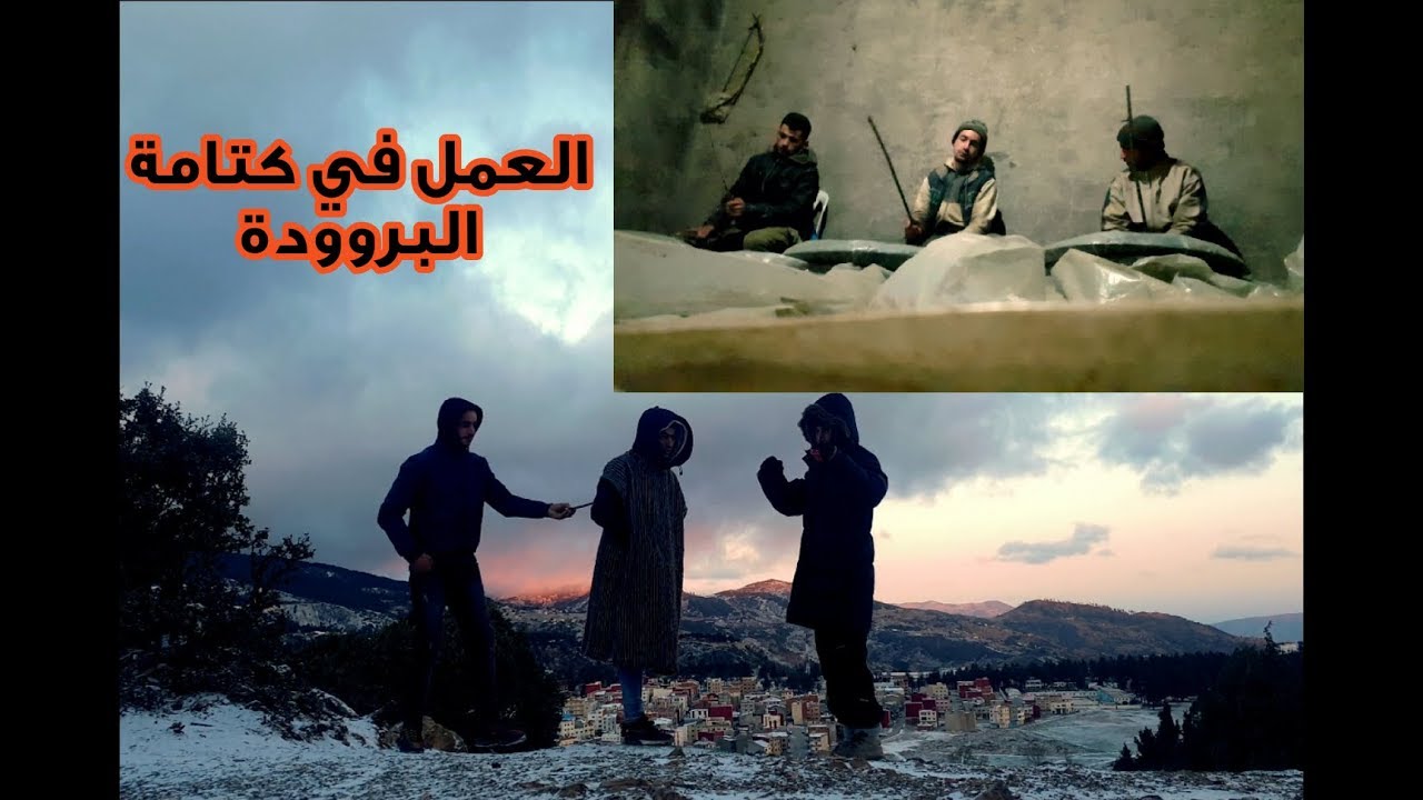 العمل في كتامة في فصل الشتاء😎شاهدو مدى إنخفاض درجت الحرارة 🥶