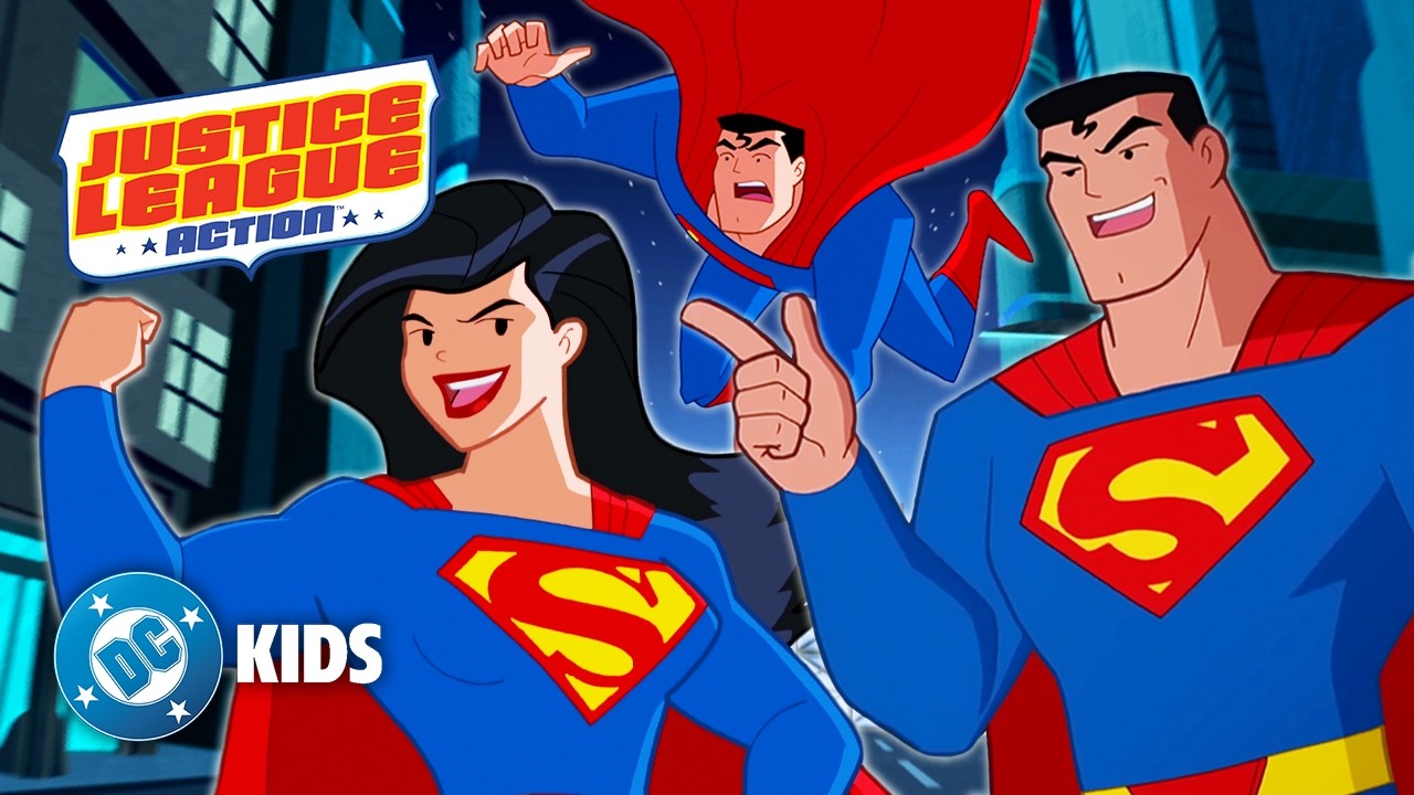 Justice League Action | Funniest Superman Moments | @dckids