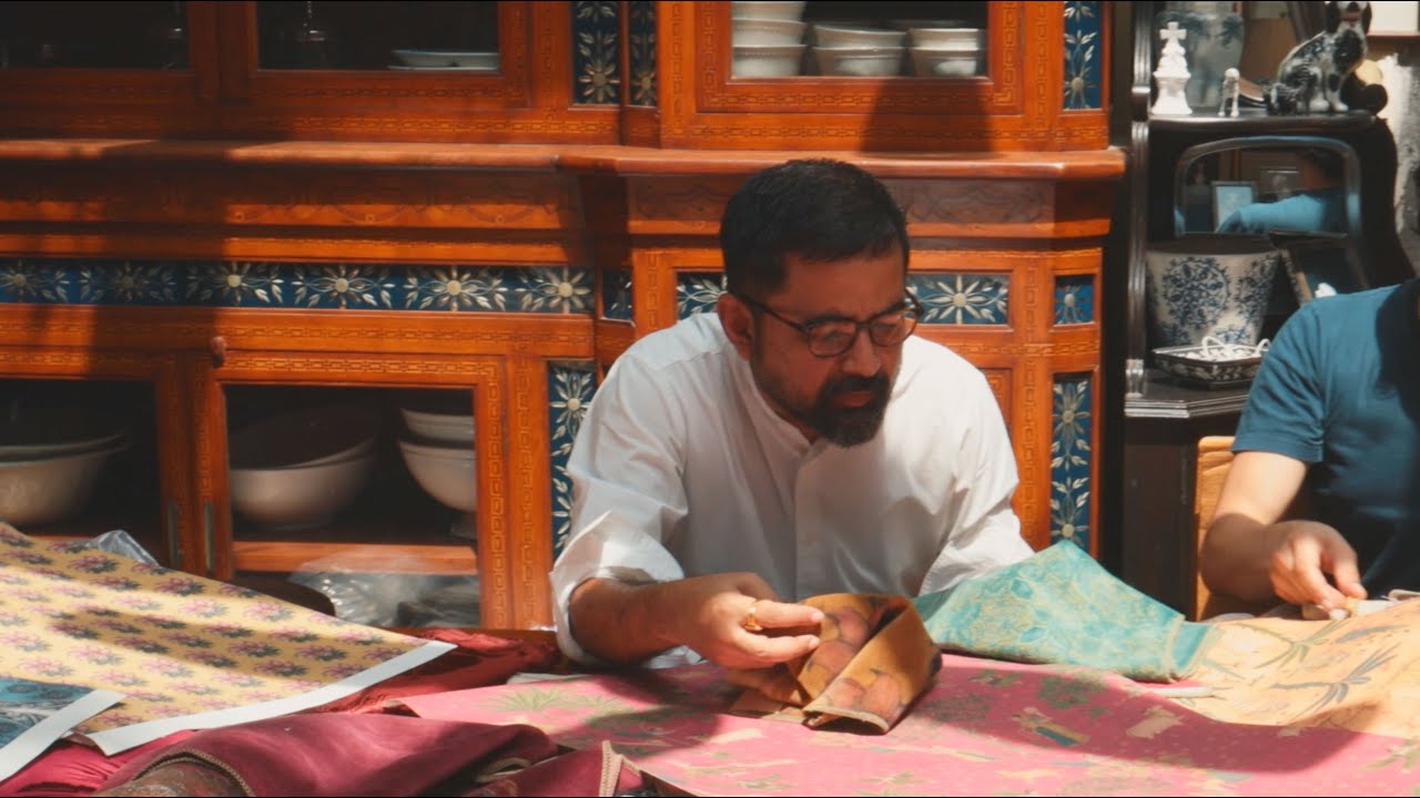 Introducing Sabyasachi for Nilaya @worldofnilaya Wallpapers and furnishings