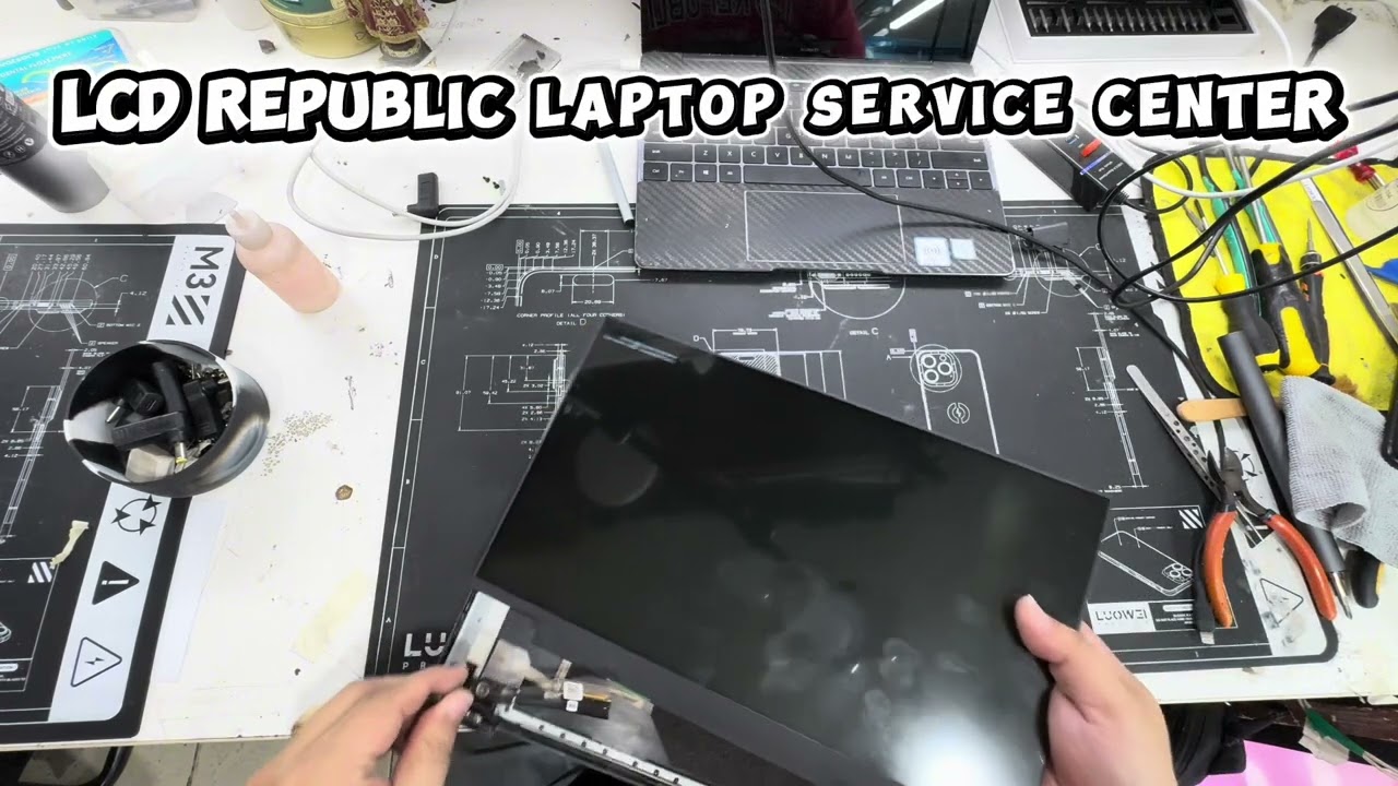 Dell latitude 3410 broken hinges repair and screen replacement