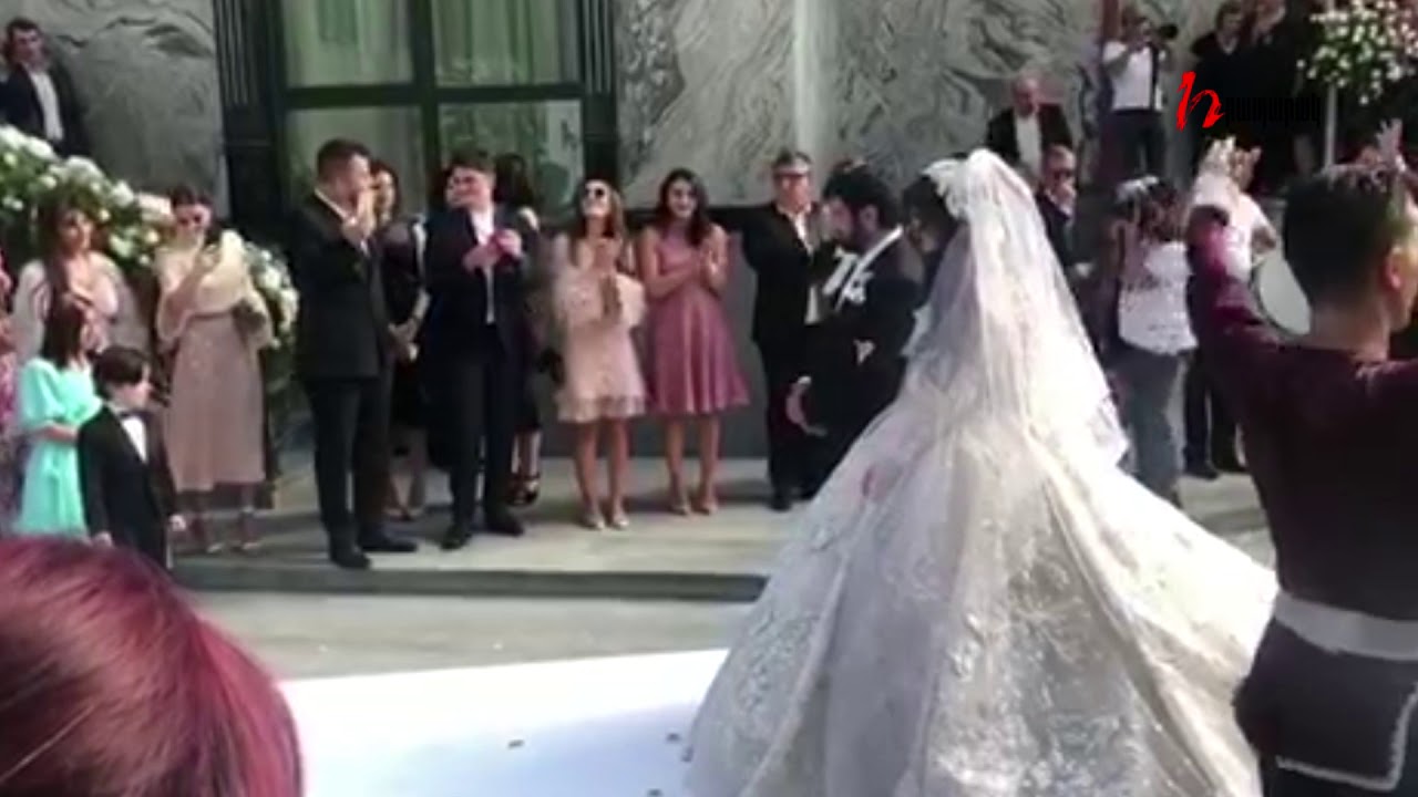 Նոր կադրեր Խաչատուր Սուքիասյանի որդու և Ծառուկյանի դստեր հարսանիքից