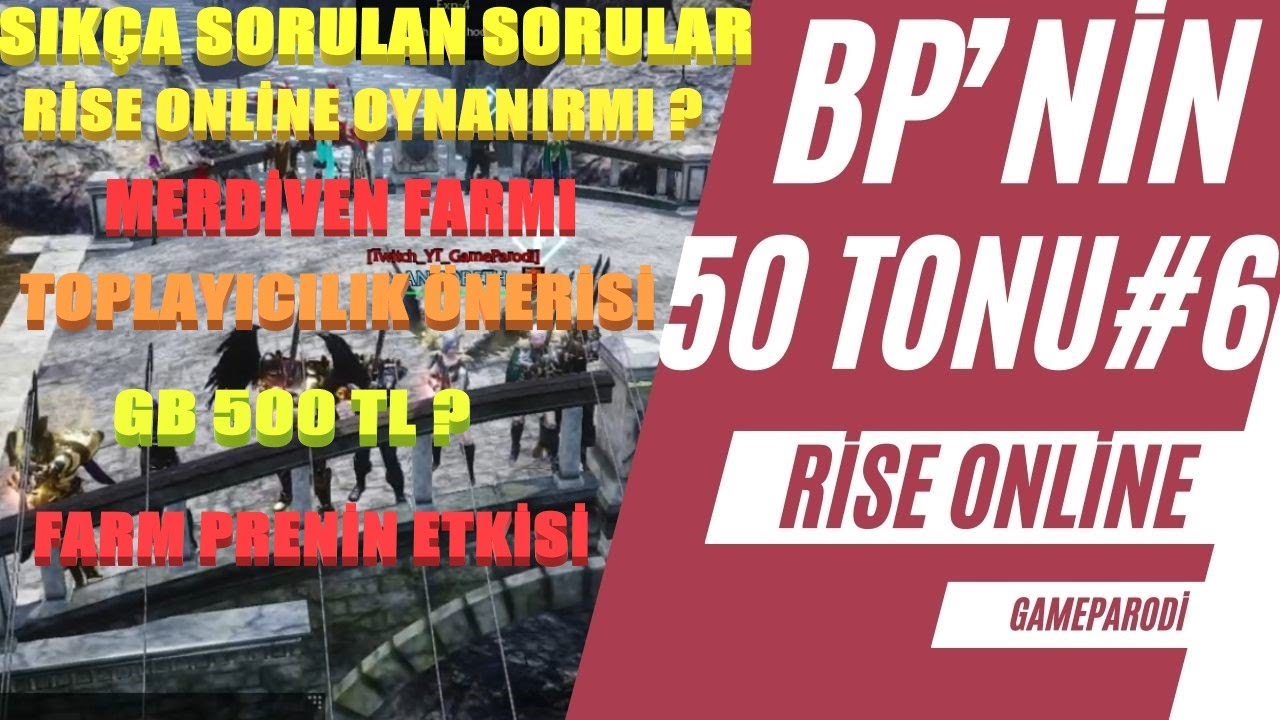 Rise Online / İTEMLİ İTEMSİZ HERKES FARM YAPABİLECEK ! / NASILMI? İZLE! / FARM PREMİUM MUCİZESİ