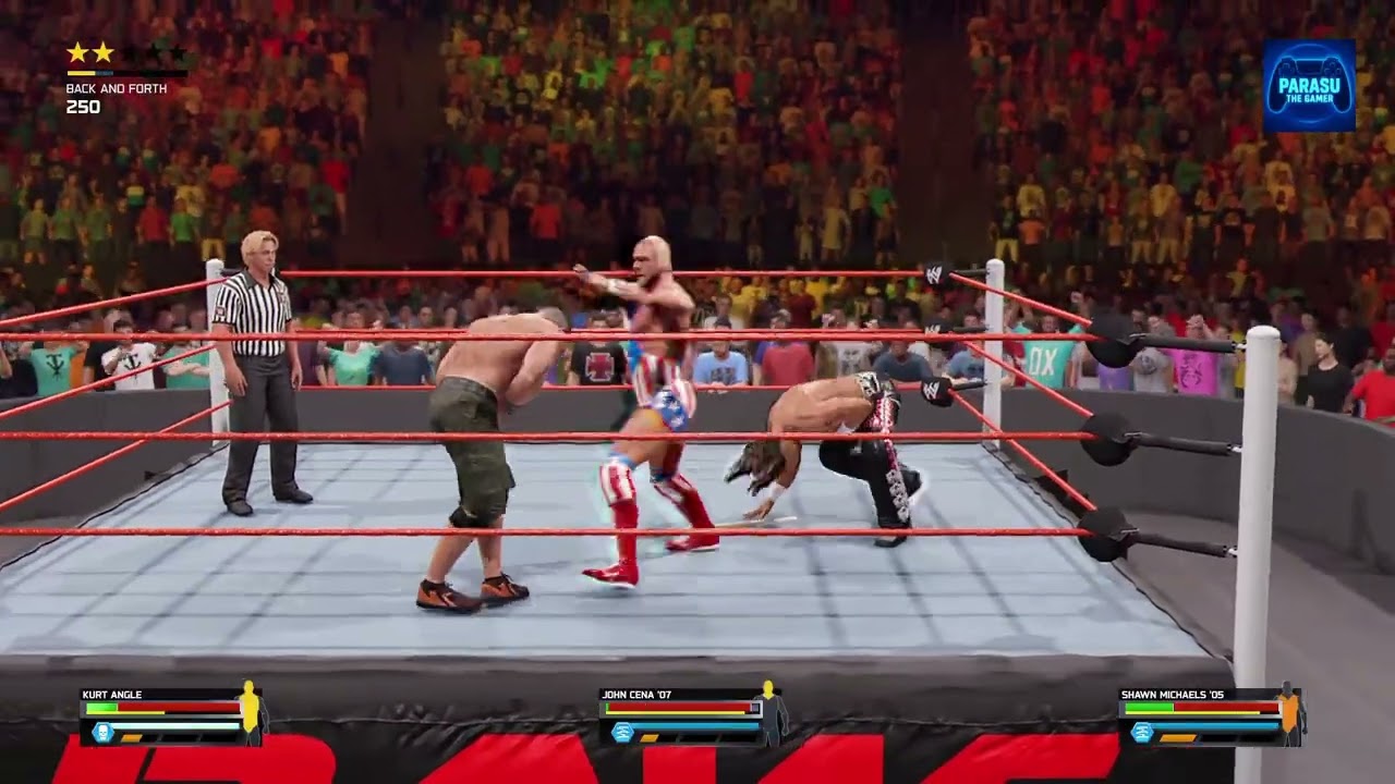 JOHN CENA VS SHAWN MICHAELS VS KURT ANGLE | WWE CHAMPIONSHIP