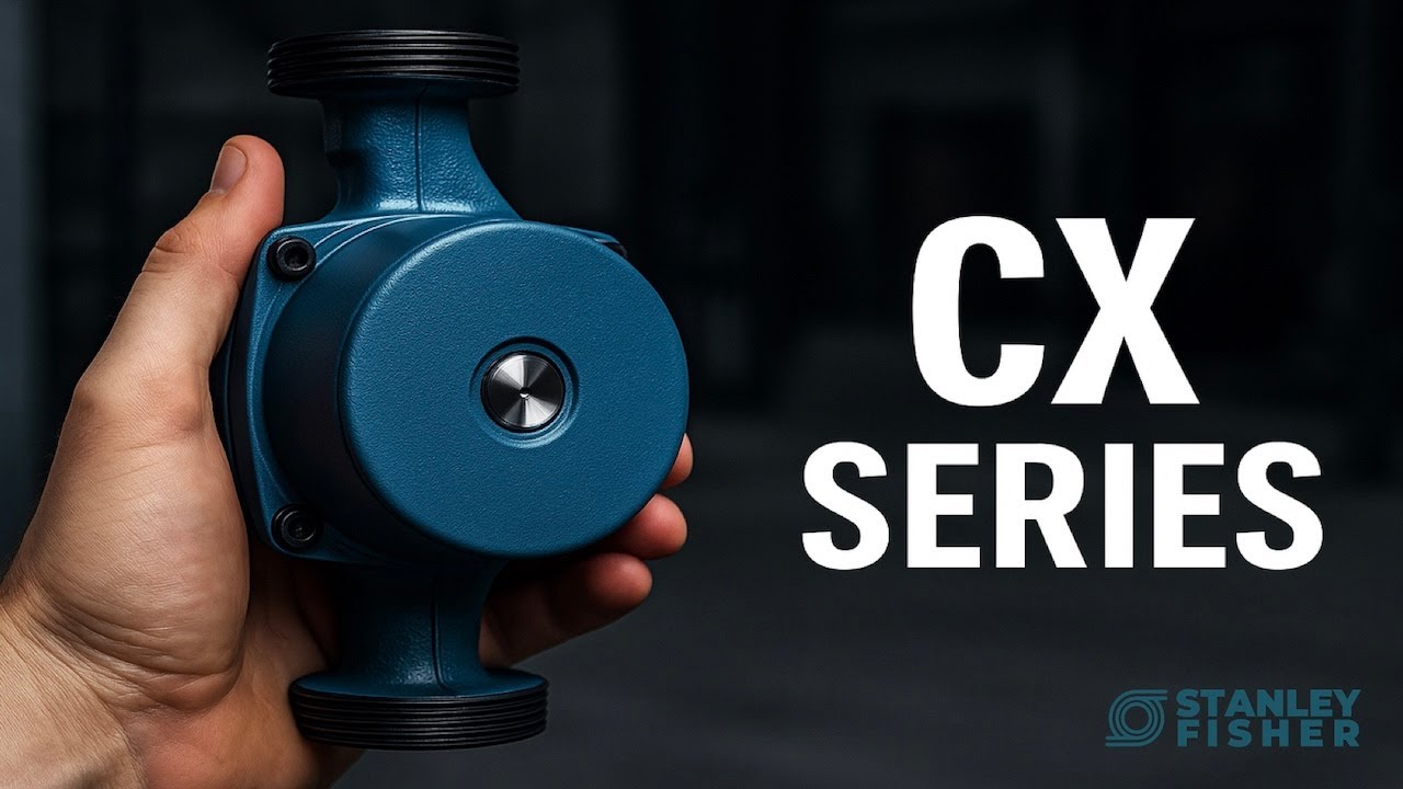 Stanley Fisher CX Series | 3-Speed Circulator Pump for Hydronic Heating