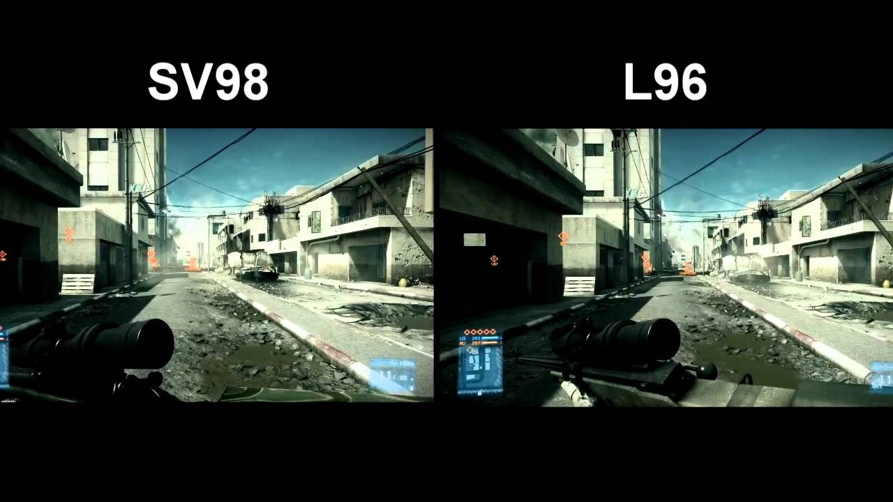 Battlefield 3 L96 Weapon Review: Sniper Rifle Montage