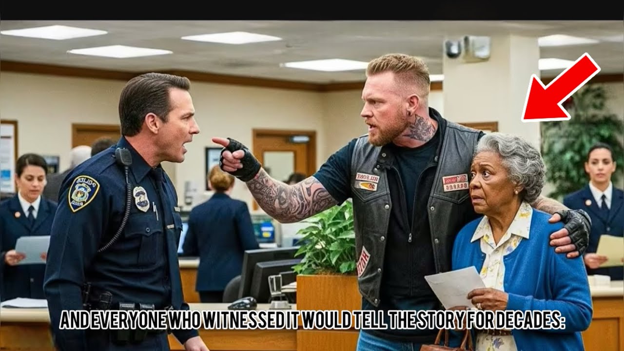 Cops Arrest Elderly Black Woman at a Bank Unaware a Fearless Biker Brotherhood Is Watching
