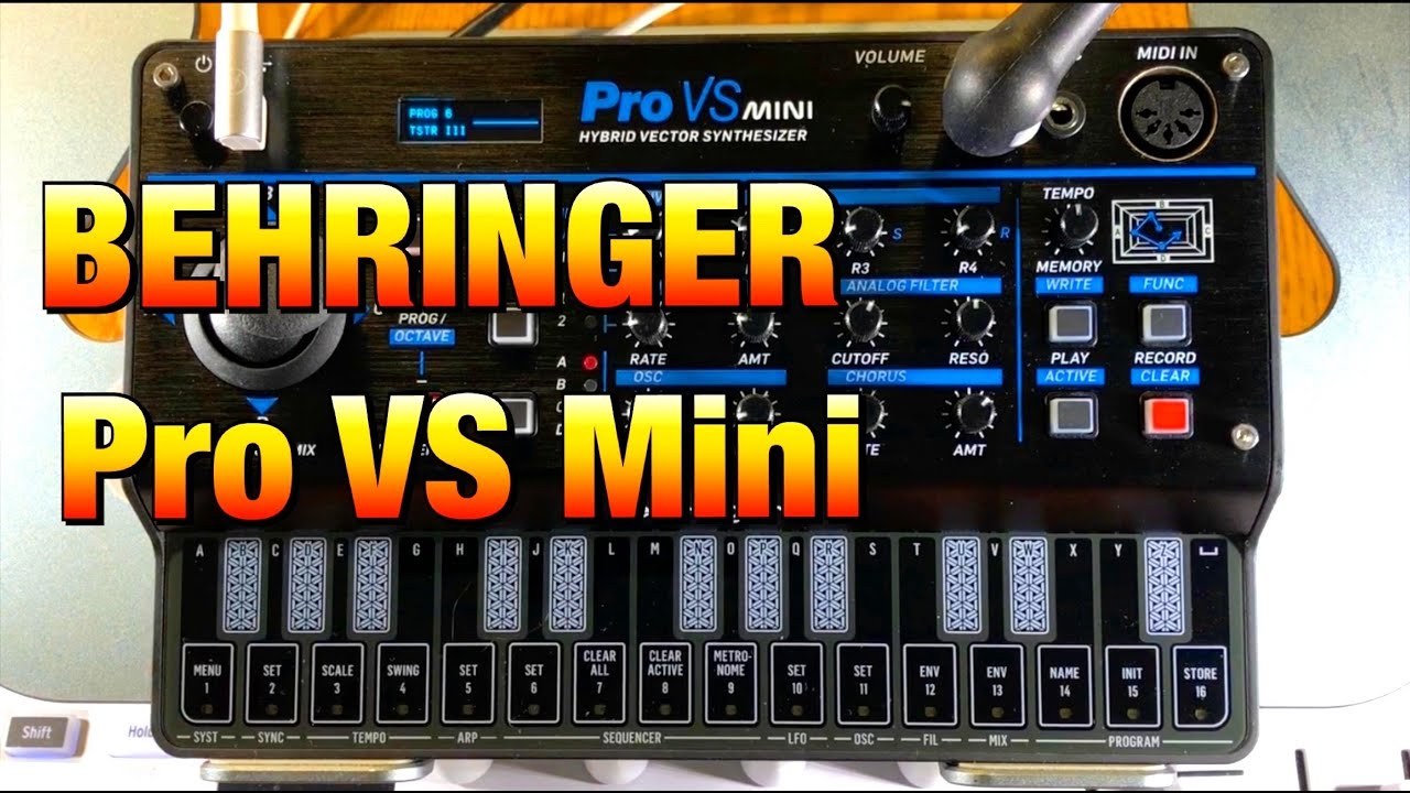Behringer PRO VS Mini - Hybrid Vector Synthesizer - Tutorial - Understanding & Programming
