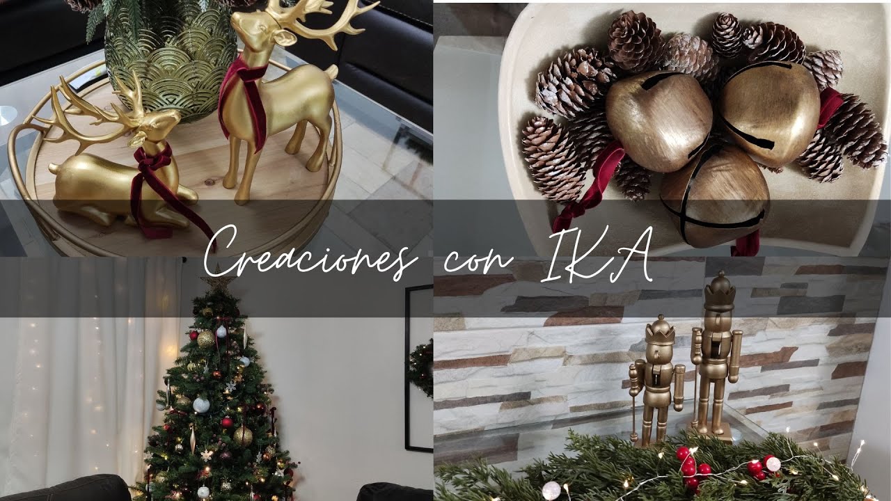 Decoración para navidad para sala pequeña ❄️⛄
