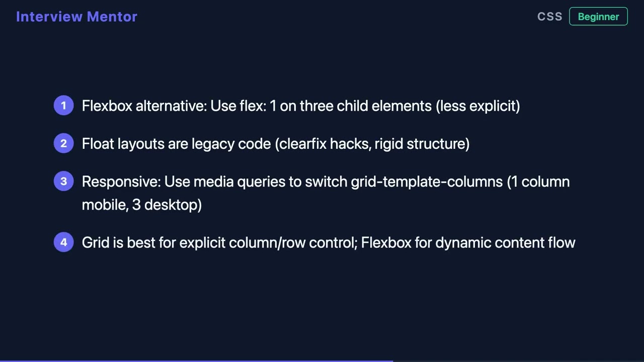 CSS Three-Column Grid Layout in 90 Seconds