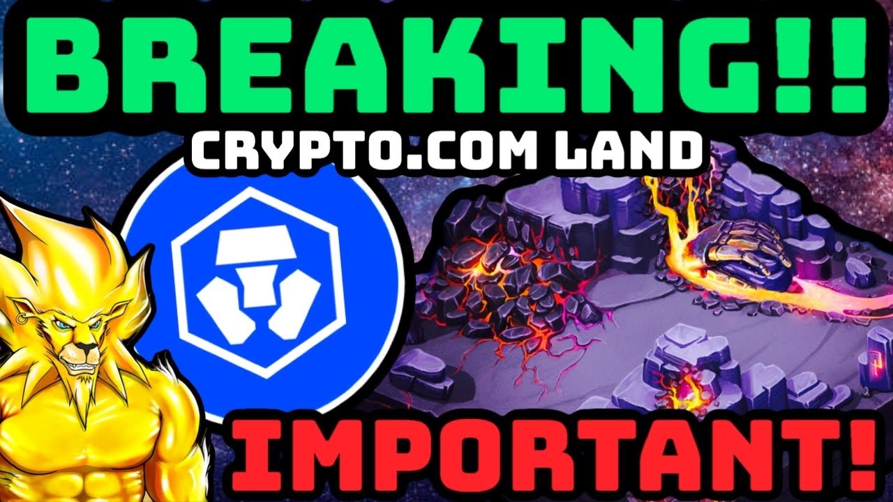 CRO Coin PRICE UPDATE!  | Crypto.com Land BIG NEWS! |  CRONOS Waiting For This!