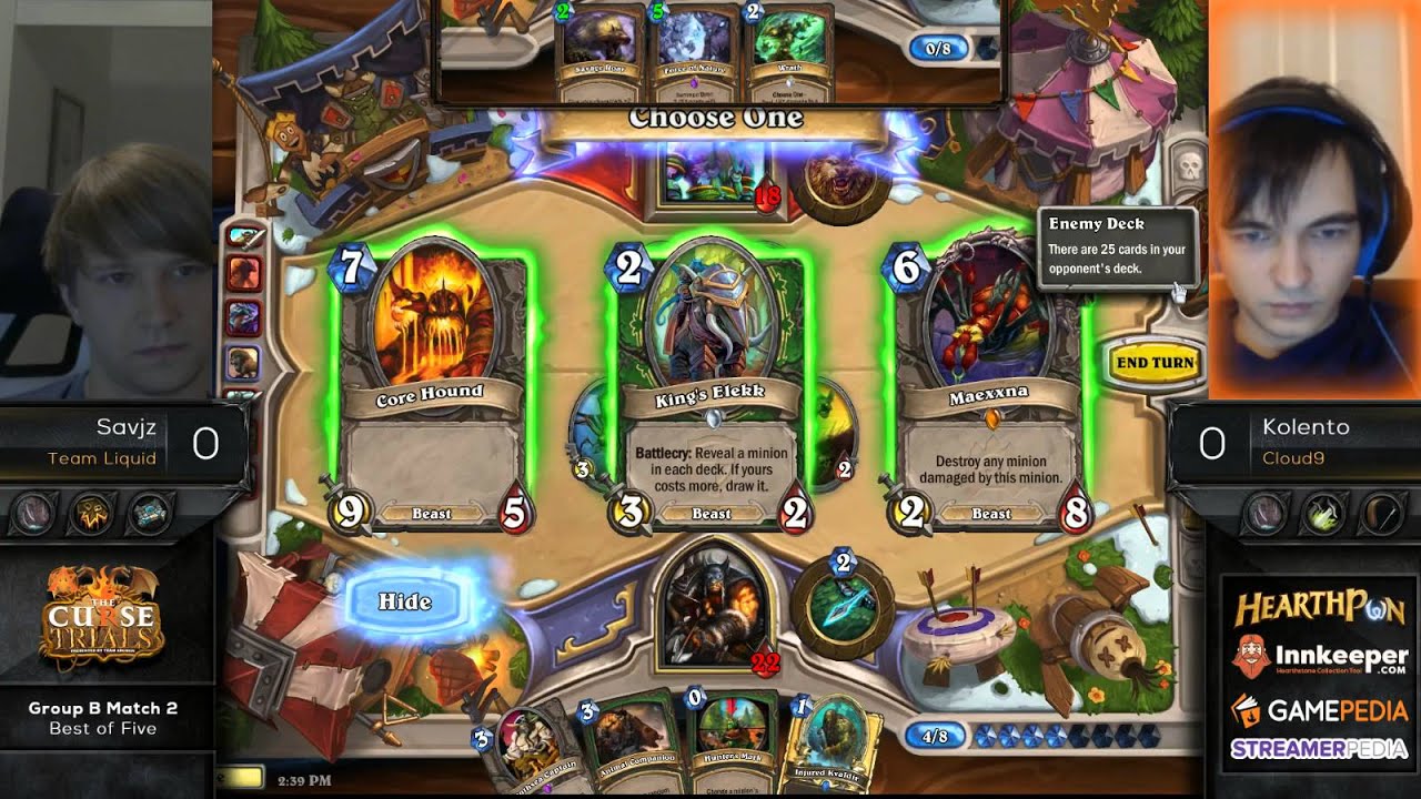 Savjz vs Kolento - Curse Trials - Group B