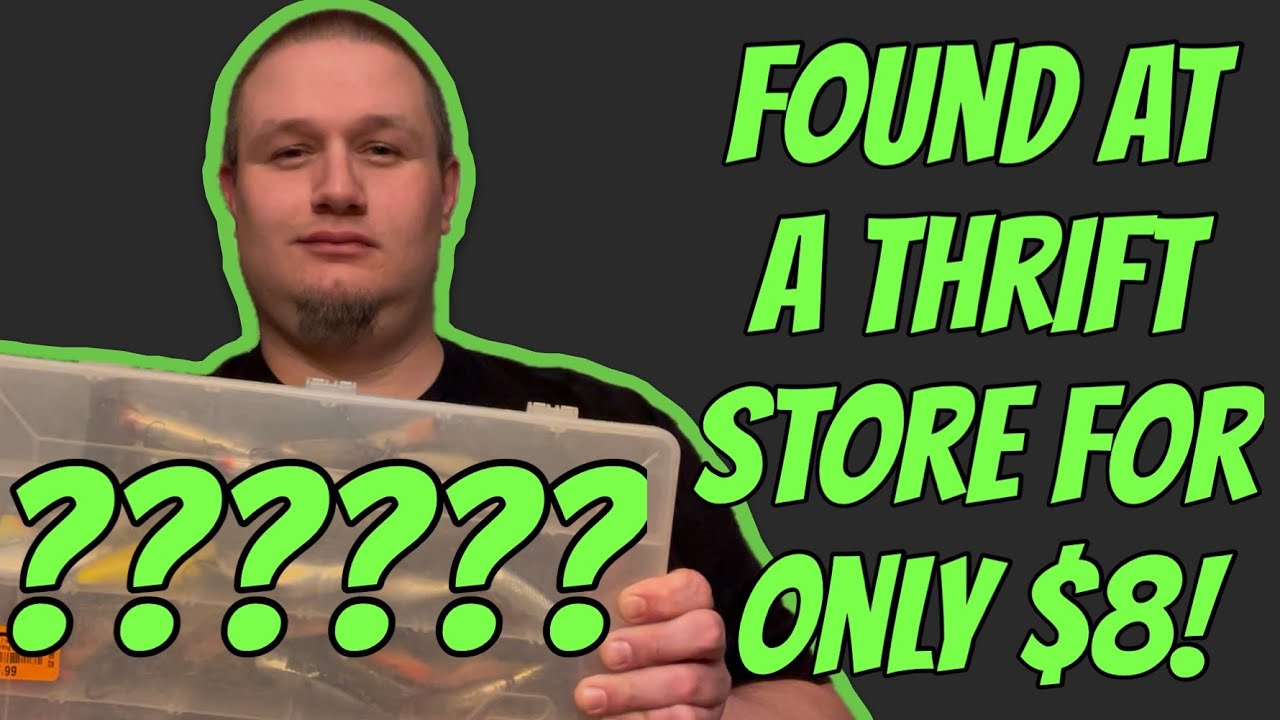 What's Inside this $8 Thrift Store Tackle Box FULL of LURES?