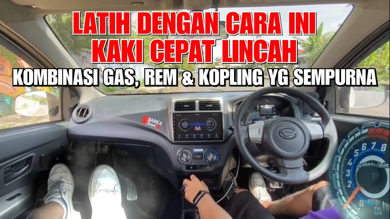 BUKTIKAN SENDIRI‼️ LATIH SKILL CEPAT CARA MENGKOMBINASIKAN PEDAL GAS, REM & KOPLING DENGAN HALUS
