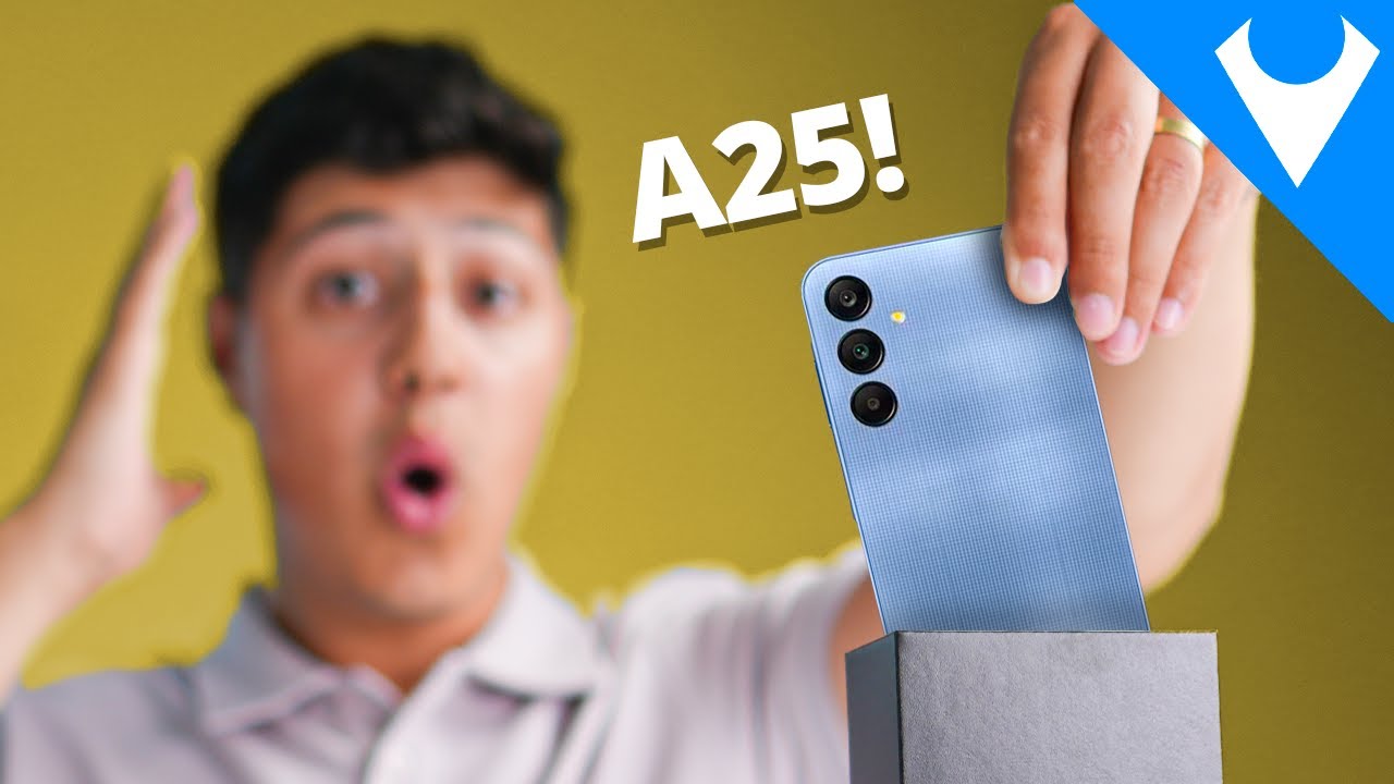 chegou! Galaxy A25 5G evoluiu MUITO você VAI GOSTAR! UNBOXING!