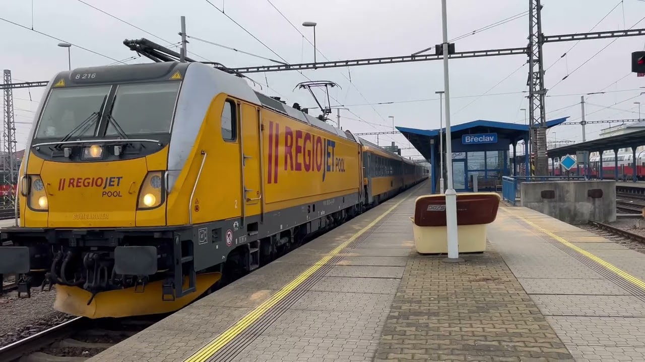 Trains at Břeclav