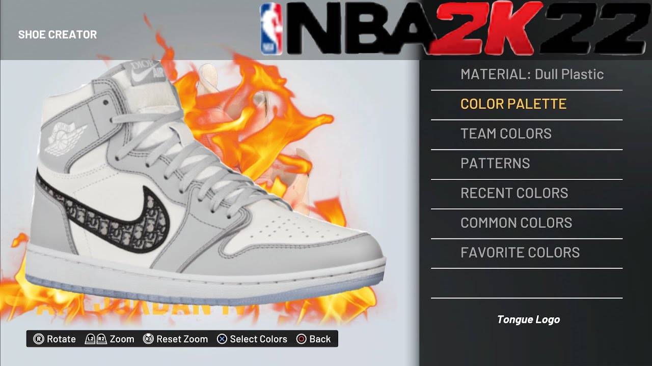 *NEW* HOW TO MAKE JORDAN 1 DIOR IN NBA 2K22!!! SHOE CREATION!!!
