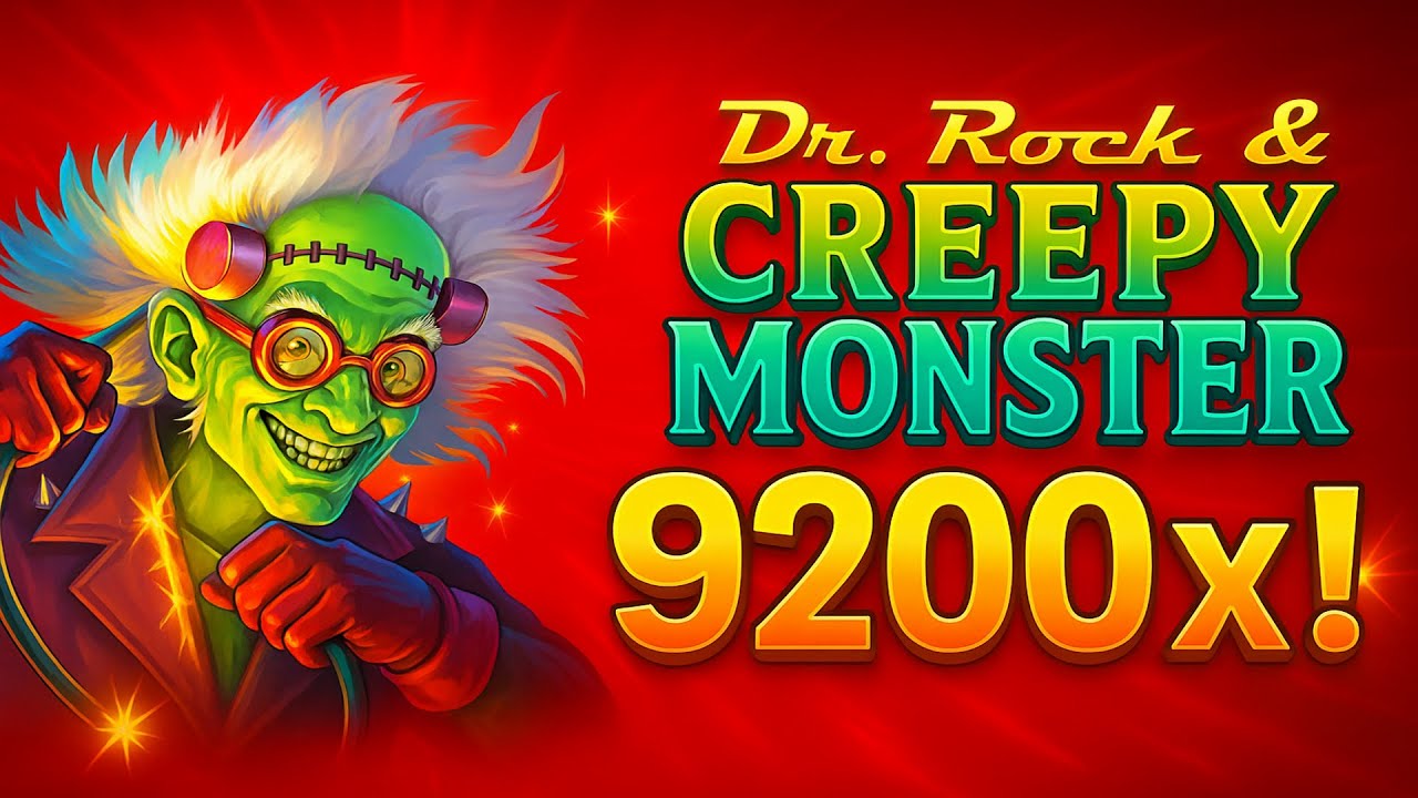 💥9000x in Dr. Rock & Creepy Monster!! | Krasse Online Casino Session! 🔥