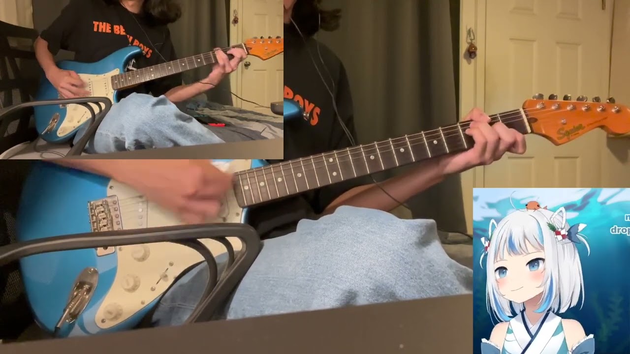 Gawr Gura Sings The Passenger Guitar Cover