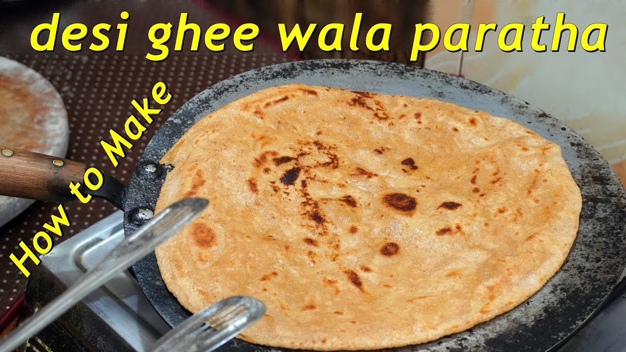 How to make desi ghee wala paratha at home? | Paratha recipe