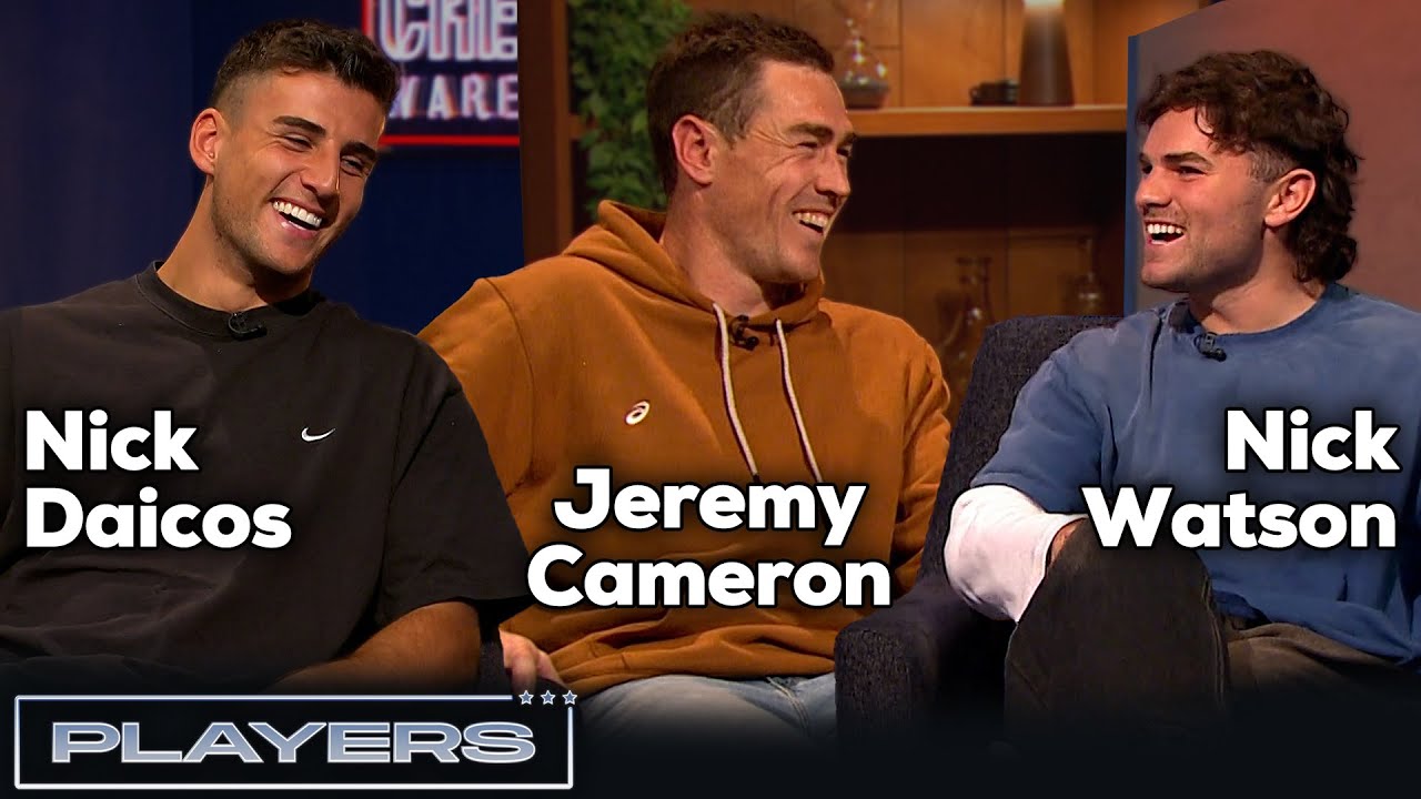 Players | Nick Daicos' first coin toss, Jeremy Cameron's rabbit, Nick Watson names celly stealers
