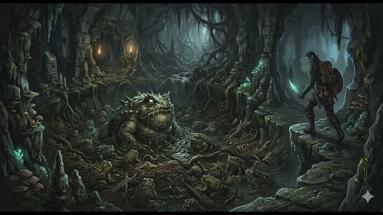 The Toad Hollow (#darksynth #dungeonsynth #dungeoncrawl #dungeonsanddragons #ambiet #darkambient)