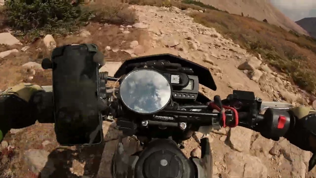 Took The KLX Dualsport up the mountain  - it took me up here!