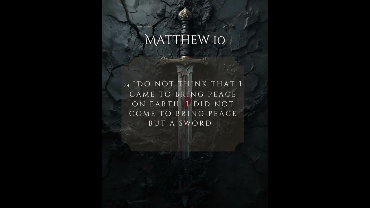 Matthew 10:34 ║ The Paga Corner