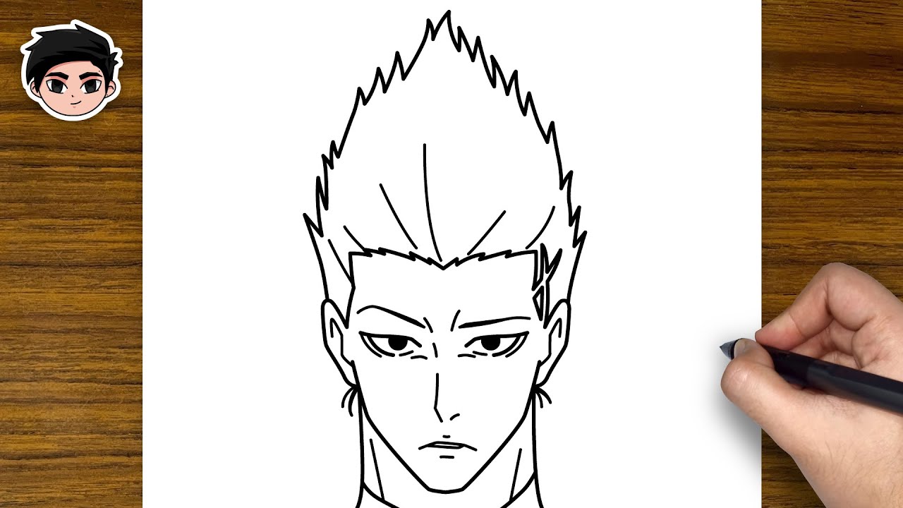 Como Dibujar BAROU SHOEI (Blue Lock)