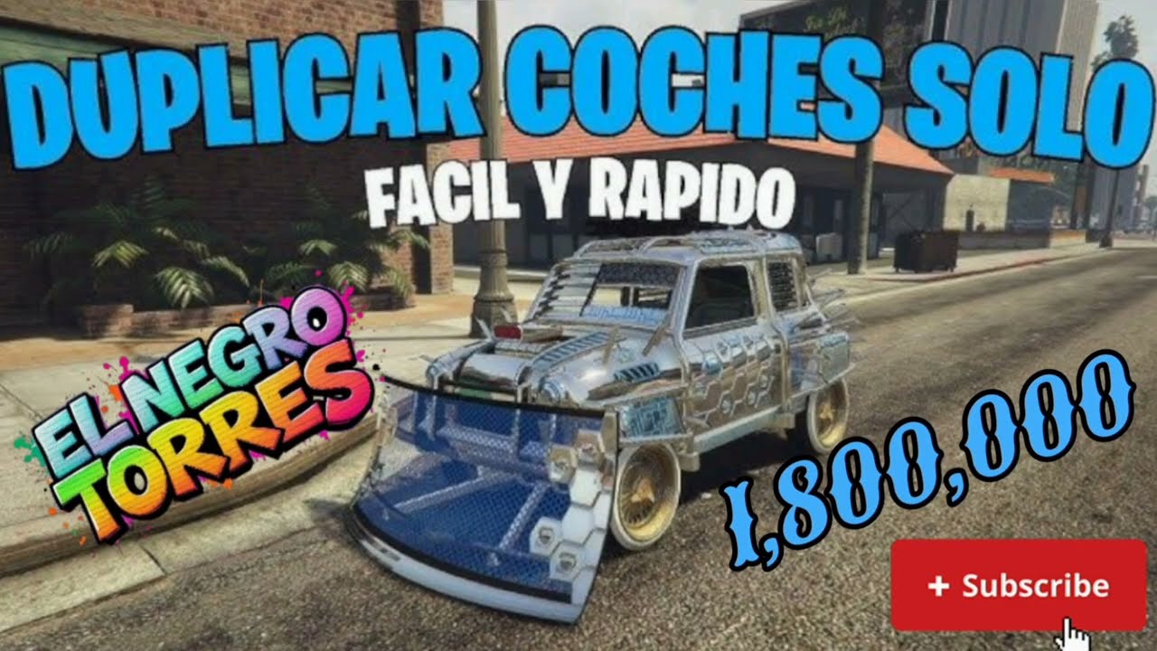 como duplicar coches solo sin ayuda GTA V ONLINE 
