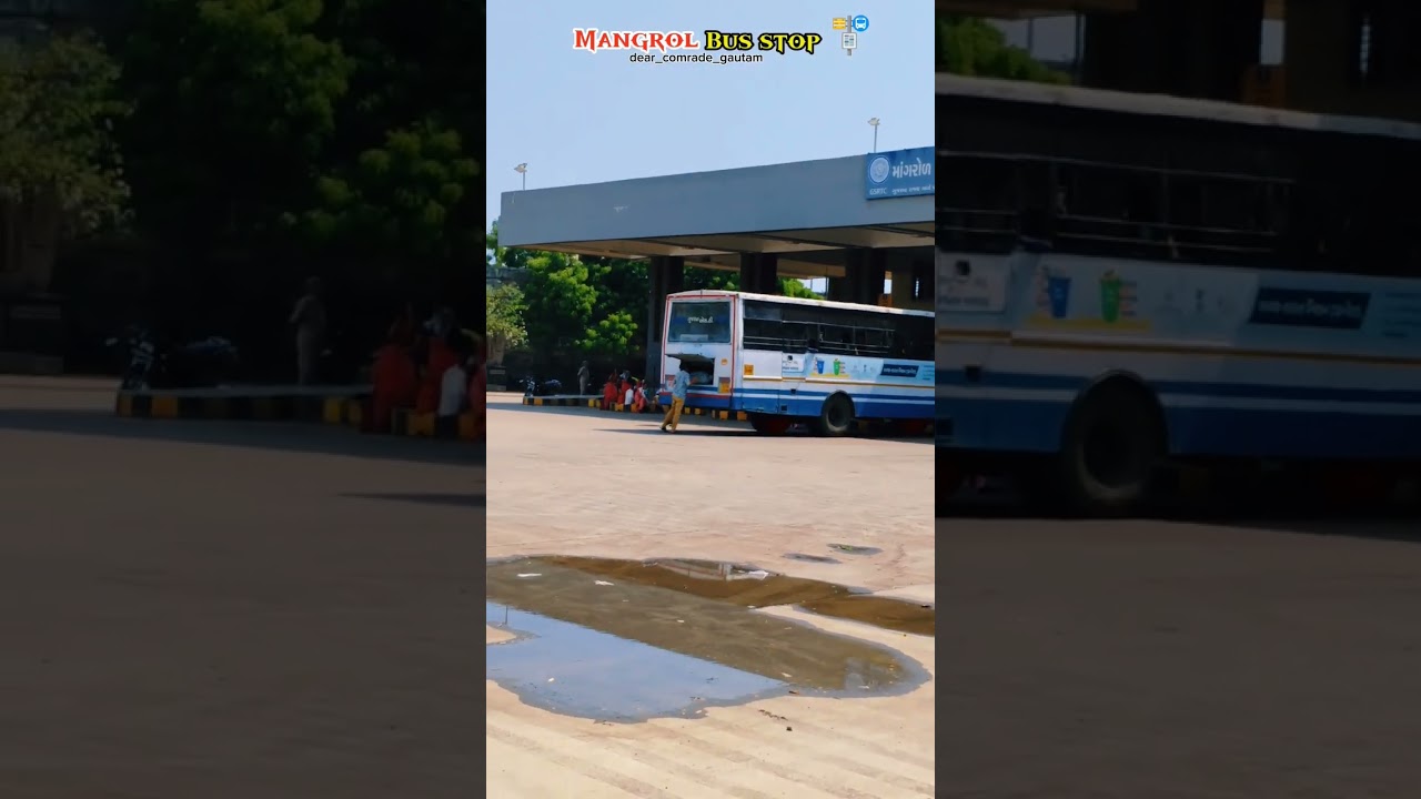 Mangrol Bus station #busstand #mangrol #reels #viral #viralshorts