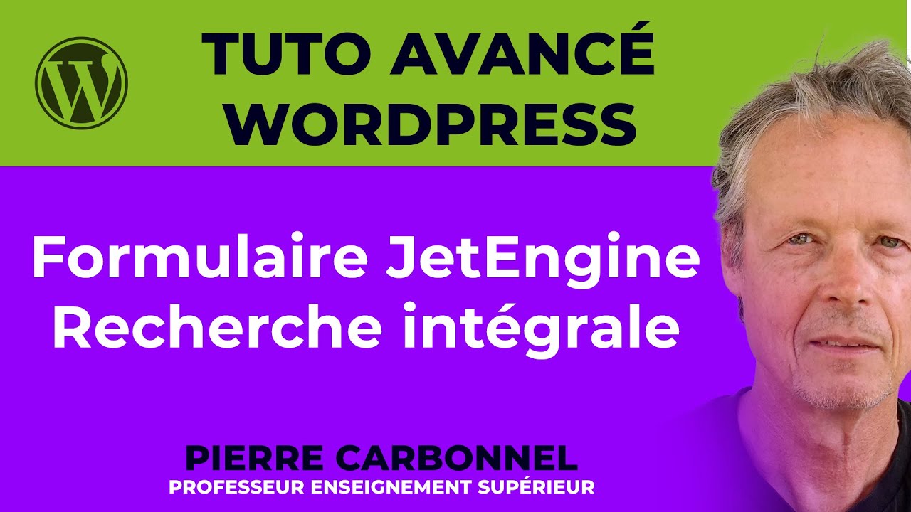 RECHERCHE INTEGRALE AVEC CROCOBLOCK JetEngine / WORDPRESS