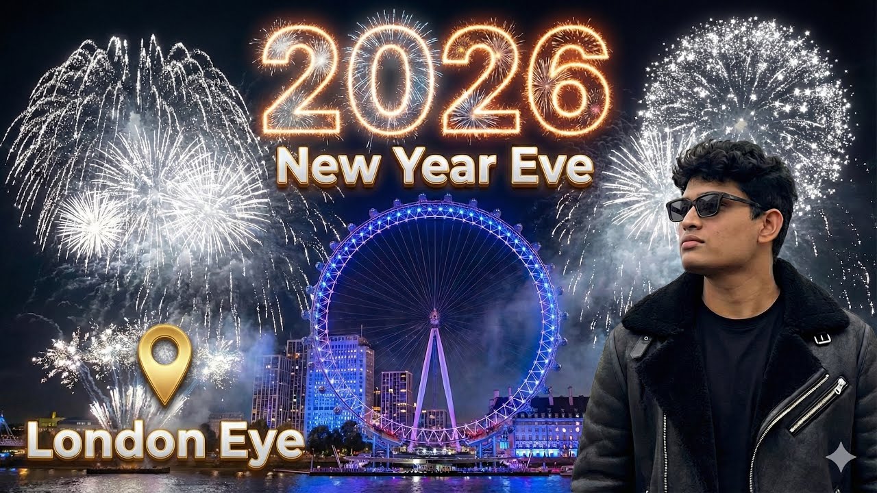 London Eye New Year’s Eve 2026 🇬🇧🎆
