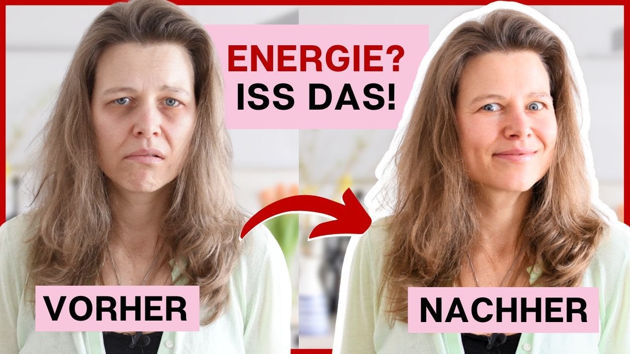 Was ich esse für ENDLOSE Energie! (Kein Kaffee, kein Zucker!)